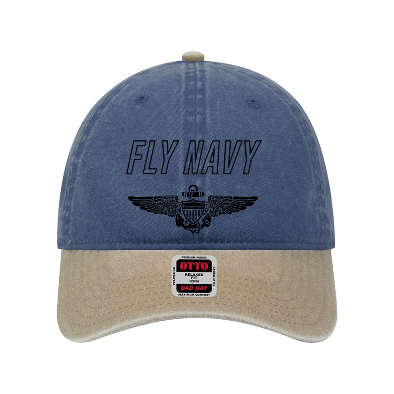 Fly Navy Dyed Cap by Brigadir | Artistshot