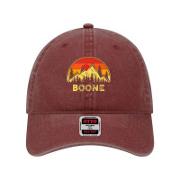 Vintage Boone North Carolina Nc Mountains Hiking Souvenir Premium T Sh Dyed Cap | Artistshot