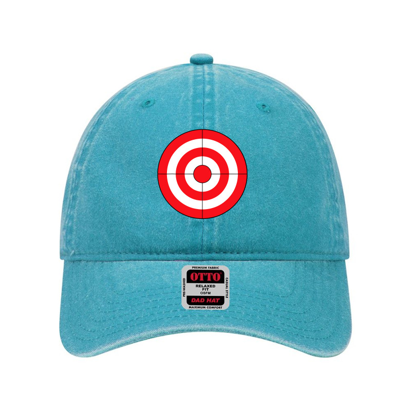 Bulls Eye Target Lazy Diy Halloween Costume Darts Shooting T Shirt Dyed Cap | Artistshot