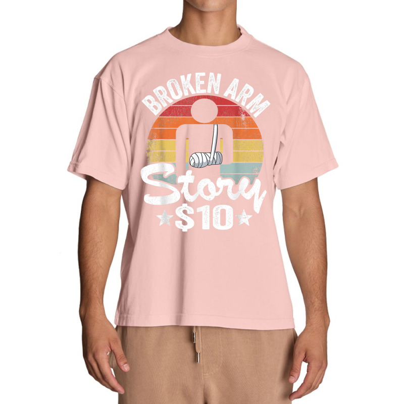 Broken Arm Story $10 Broken Hand Kids Get Well Broken Arm T Shirt Urban Heavy T-shirt | Artistshot