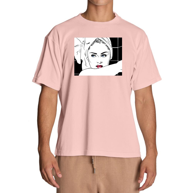 The Material Girl Stepping Out Of The Shower Urban Heavy T-shirt by KristiMartin | Artistshot