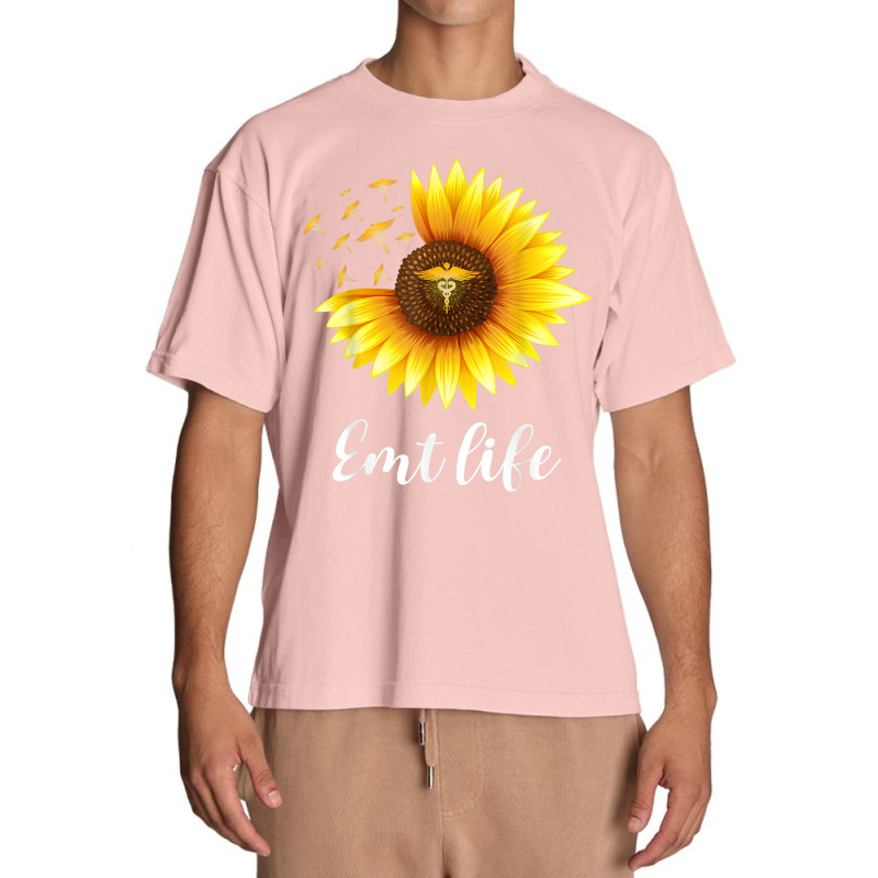 Sunflower Emt Life Ems Emergency Medical Technician Medic T Shirt Urban Heavy T-shirt | Artistshot