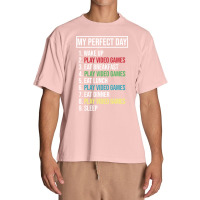 My Perfect Day Video Games Play Video Games 1 Urban Heavy T-shirt | Artistshot