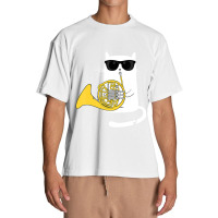 Jazz Cat Playing French Horn Cool Smooth Urban Heavy T-shirt | Artistshot