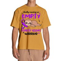 Domestic Violence Awareness T  Shirt Mostly Running On Empty Domestic Urban Heavy T-shirt | Artistshot