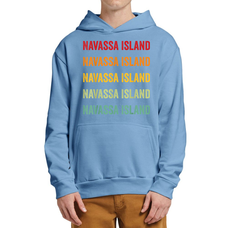 Navassa Island County Urban Pullover Hoodie by Outpost | Artistshot