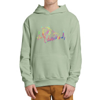 Colorful Haflinger, Colorful Haflinger Art, Colorful Haflinger Vintage Urban Pullover Hoodie | Artistshot