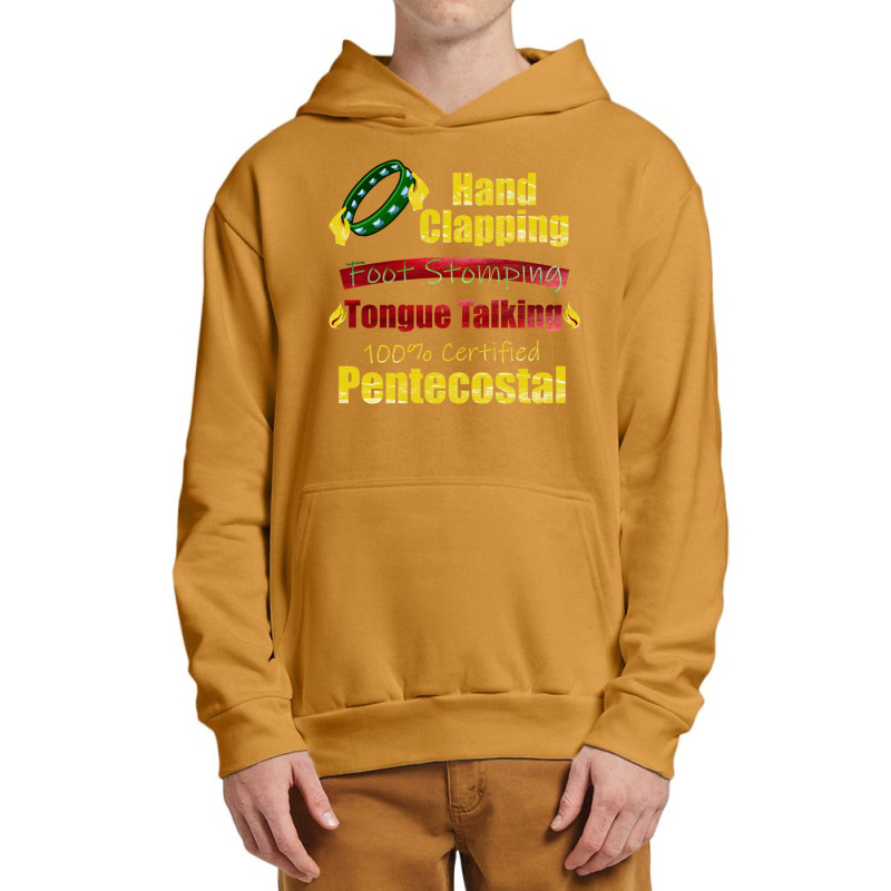 Hand Clapping Foot Stomping Tongue Talking Pentecostal Gifts Long Slee Urban Pullover Hoodie | Artistshot