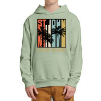 Virgin Islands Palm Trees Vacation, Virgin Islands, Palm Trees, St Joh Urban Pullover Hoodie | Artistshot