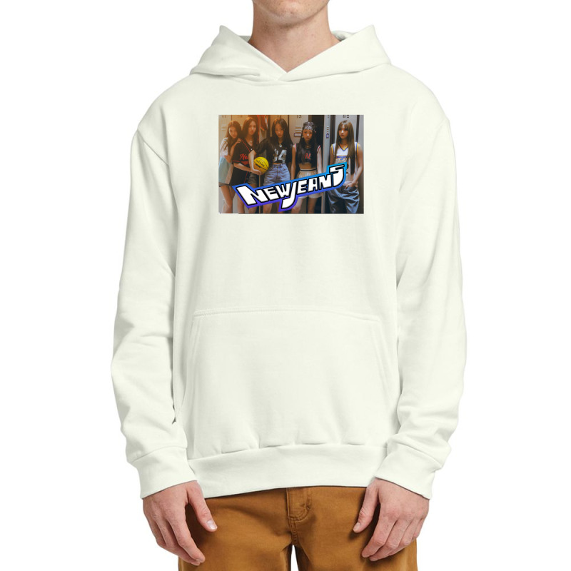 New Jeans Kpop Group Photo Urban Pullover Hoodie | Artistshot