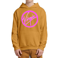 Virgin Pink White Urban Pullover Hoodie | Artistshot