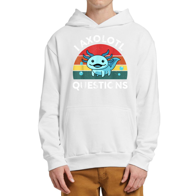 Retro Anime Shirt I Axolotl Questions Amine Lovers Gift T Shirt Urban Pullover Hoodie by cm-arts | Artistshot