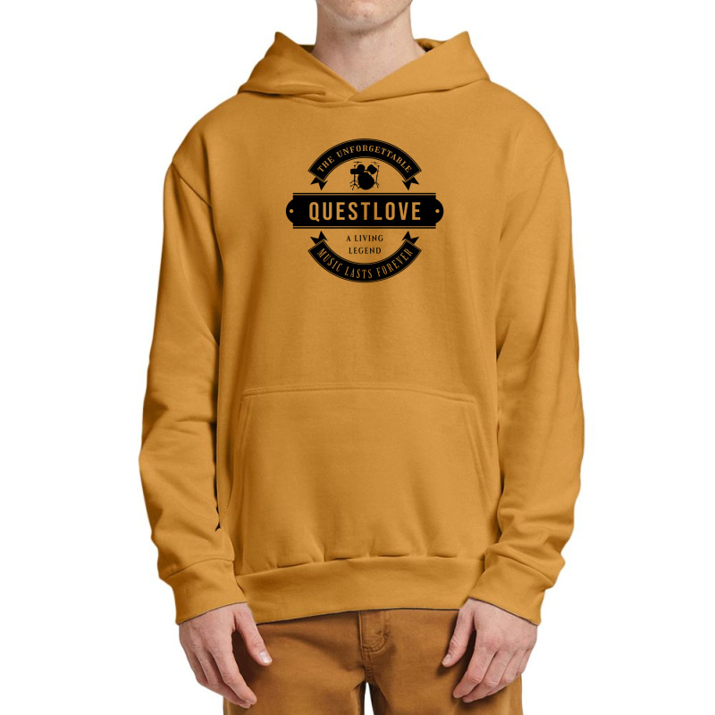 Questlove The Unforgettable Music Lasts Forever Search Twice For Ripmu Urban Pullover Hoodie | Artistshot