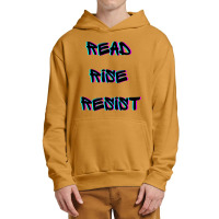 Read Rise Resist Hand Drawn Apparel And Accessories At Discounted Pric Urban Pullover Hoodie | Artistshot