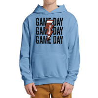 Vintage Game Day Football Lightning Bolt Funny Team Sport T Shirt Urban Pullover Hoodie | Artistshot