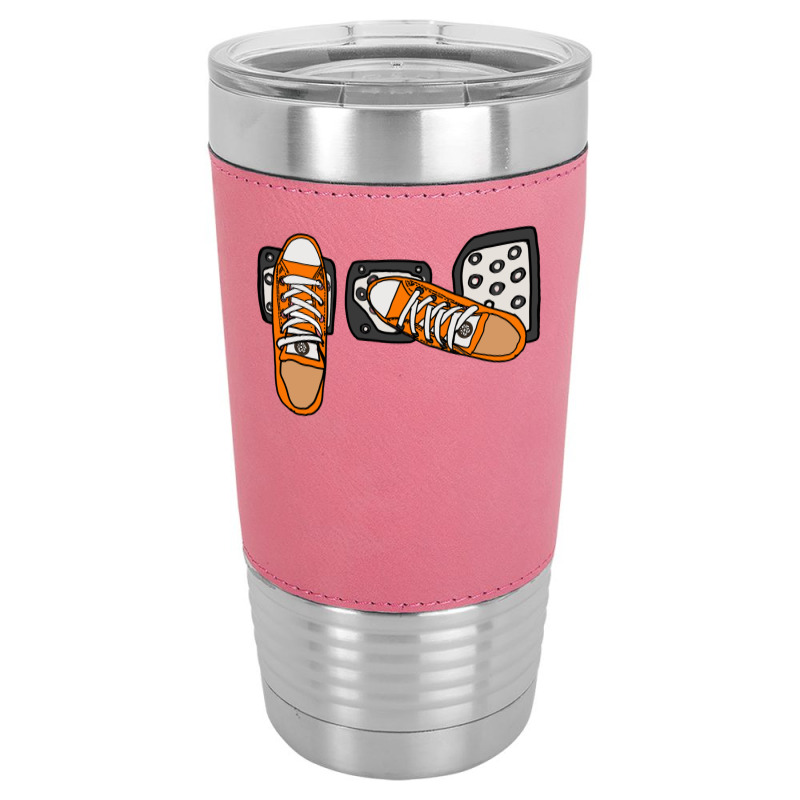 Save Stick Shift Gas Pedals Heel Toe Gear Race Car Long Sleeve T Leatherette Tumbler | Artistshot