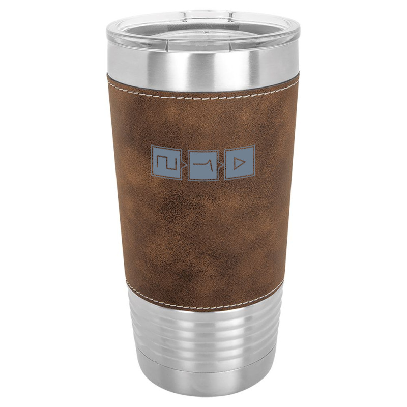 Synthesizer Signal Path 1 Leatherette Tumbler | Artistshot