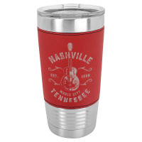 Nashville Music City Usa Vintage Leatherette Tumbler | Artistshot