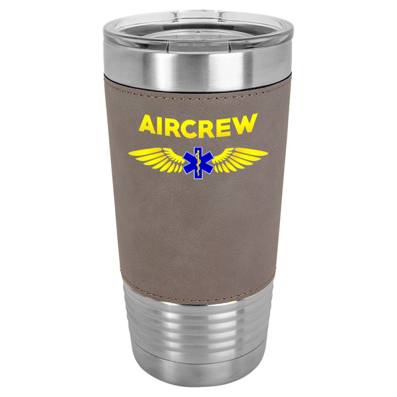 Aircrew Ems Emt Emergency Medical Service Flight Crew Leatherette Tumbler | Artistshot