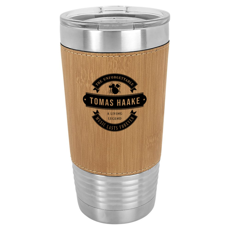 Tomas Haake The Unforgettable Music Lasts Forever Search Twice For 'ri Leatherette Tumbler | Artistshot