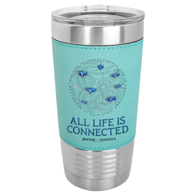 Avatar All Life Is Connected Pandora Grid T Shirt Leatherette Tumbler | Artistshot