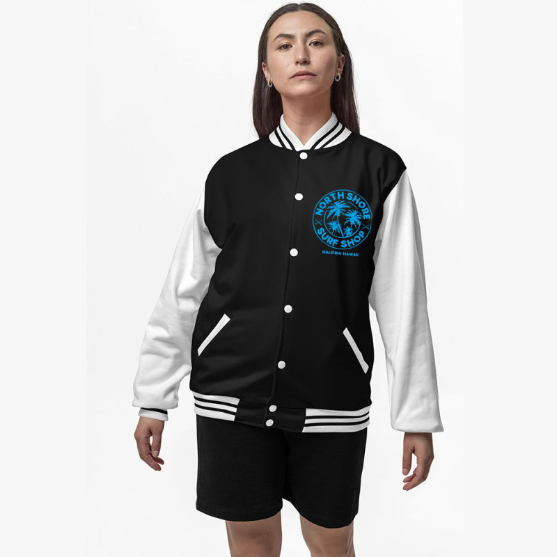 North Shore Surf Shop Retro Bomber Jacket | Artistshot