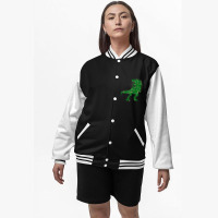 Dot Day T  Shirt Funny Polka Dot T Rex Dinosaur International Dot Day Bomber Jacket | Artistshot