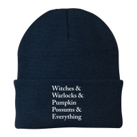 Witches Warlocks Pumpkin Possums Everything Shirt Beanie | Artistshot