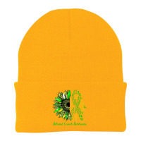 I'm The Storm Sunflower Leopard Adrenal Cancer Warrior Beanie | Artistshot