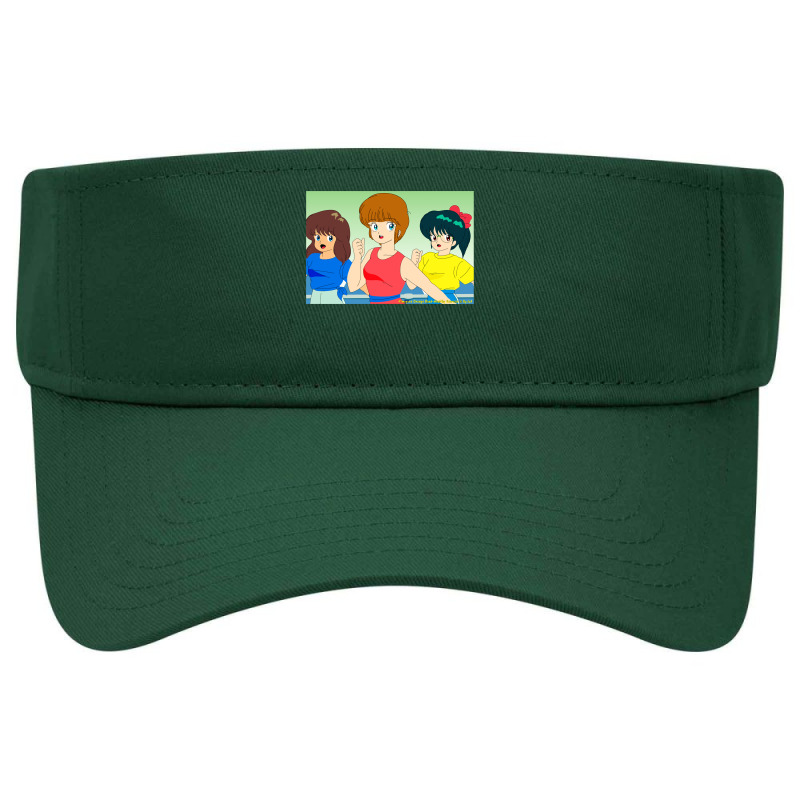 Retro  Anime Cute Call Me Visor hat by KaliyahArtists | Artistshot