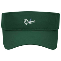 Believe1- Esophageal Cancer Awareness Supporter Ribbon Visor Hat | Artistshot