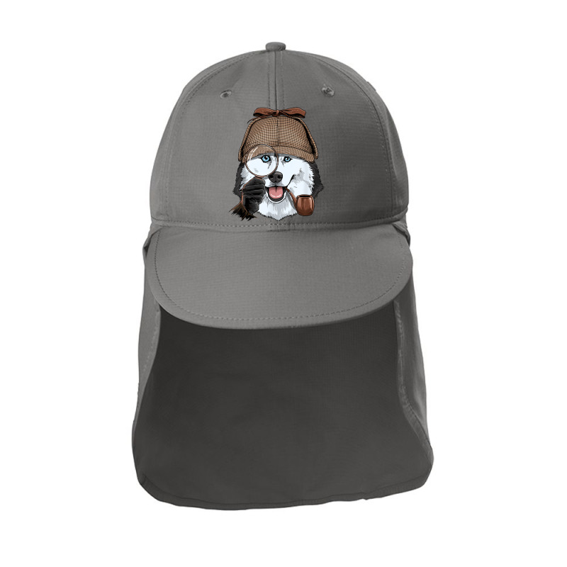 Detective Siberian Husky Spy Investigator Husky Dog Lover Sun Shade Cap by Hoang95 | Artistshot