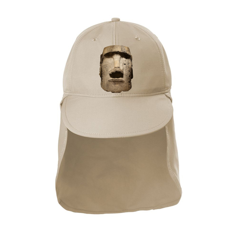 Easter Island Moai Statue Monolith World Mystery Sun Shade Cap | Artistshot