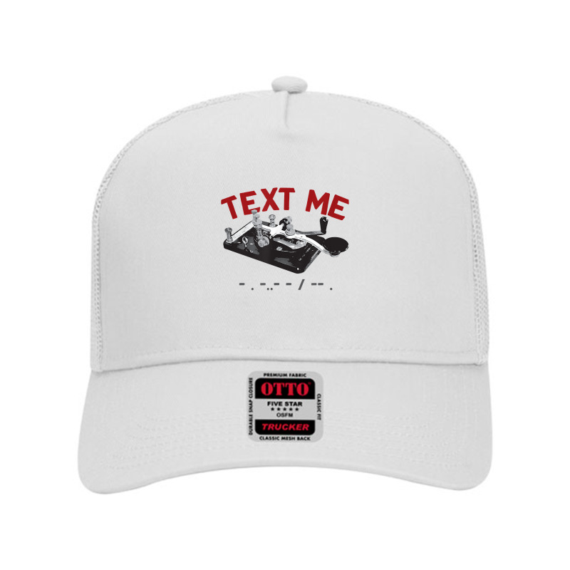 Text Me  Morse Code Key  Ham Radio T Shirt Mesh Back Trucker Hat by ruffelbzk | Artistshot