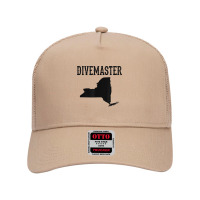 New York Divemaster Scuba Diving Instructor Dive Flag Style T Shirt Mesh Back Trucker Hat | Artistshot