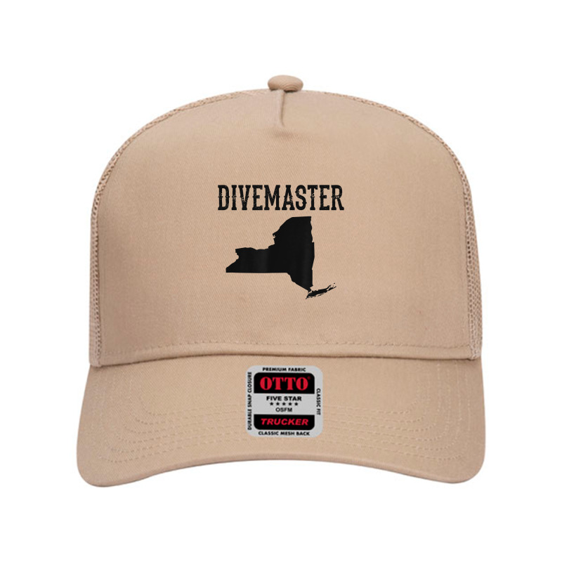 New York Divemaster Scuba Diving Instructor Dive Flag Style T Shirt Mesh Back Trucker Hat | Artistshot