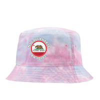 My Governor Is An Idiot Sarcastic California Politics Gift Premium T S Tie Dyed Bucket Hat | Artistshot