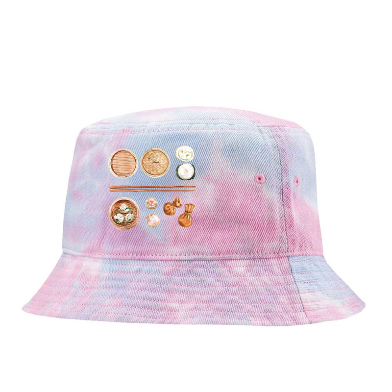 Assorted Chinese Cantonese Dim Sum T  Shirt Assorted Chinese Dim Sum T Tie Dyed Bucket Hat | Artistshot