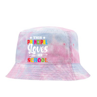 This Principal Loves Her School Head Teacher 1st Day School T Shirt Tie Dyed Bucket Hat | Artistshot