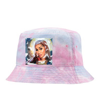 Saint Roman Painting   Divine Feminine Tie Dyed Bucket Hat | Artistshot