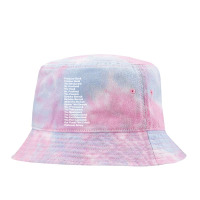 Ben's Nicknames Tie Dyed Bucket Hat | Artistshot