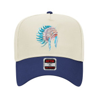 Native Indian Chief, Native Indian Chief Art, Native Indian Chief Pain Adjustable Baseball Cap | Artistshot