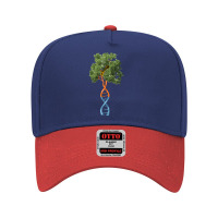 Dna Tree Of Life Earth Science Genetics Environment Biology Long Sleev Adjustable Baseball Cap | Artistshot