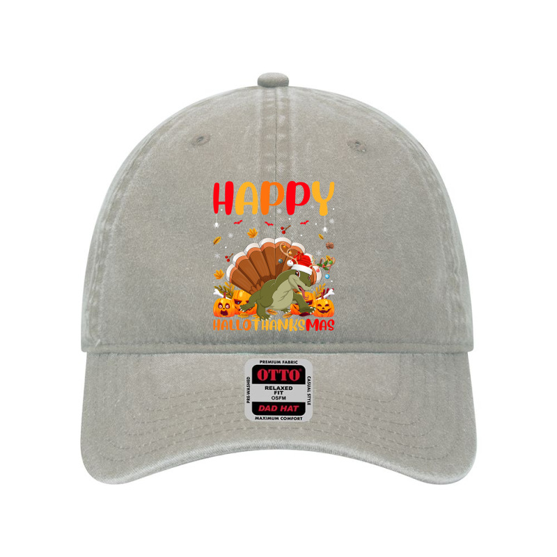 Funny Komodo Dragon Lover Happy Komodo Dragon Hellothanksmas Dyed Cap by peafowl | Artistshot