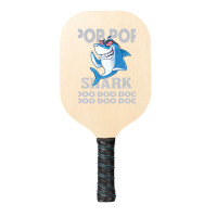 Pop Pop Shark   Pop Pop    Pop Pop Gif   Fahers Day    Pop Pop Birhday Pickleball Paddle | Artistshot