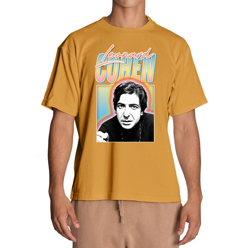 Leonard Cohen Retro Fan Urban Heavy T-shirt | Artistshot