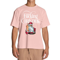 Funny Christmas Men Women Merry Fucking Christmas T Shirt Urban Heavy T-shirt | Artistshot