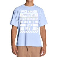 Office Manager Warning Urban Heavy T-shirt | Artistshot