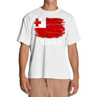 Vintage Tonga Flag For Tongan Gift T Shirt Urban Heavy T-shirt | Artistshot