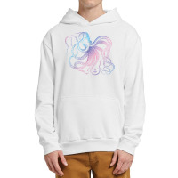 Octopus Cool Vintage Marine Biologist Ocean Sea Life 1 Urban Pullover Hoodie | Artistshot